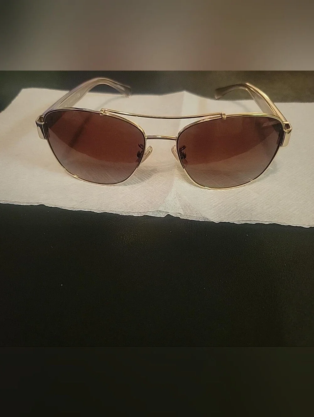 Coach Women's Slim Gold-Tone Metal Eyeglass Frame. Coach HC 7064 L151 / 926513 a